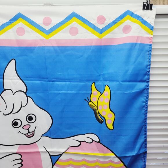 Easter Bunny Egg Home Garden Flag Banner Holiday Spring Outside Polyester 20x28 - Picture 3 of 10